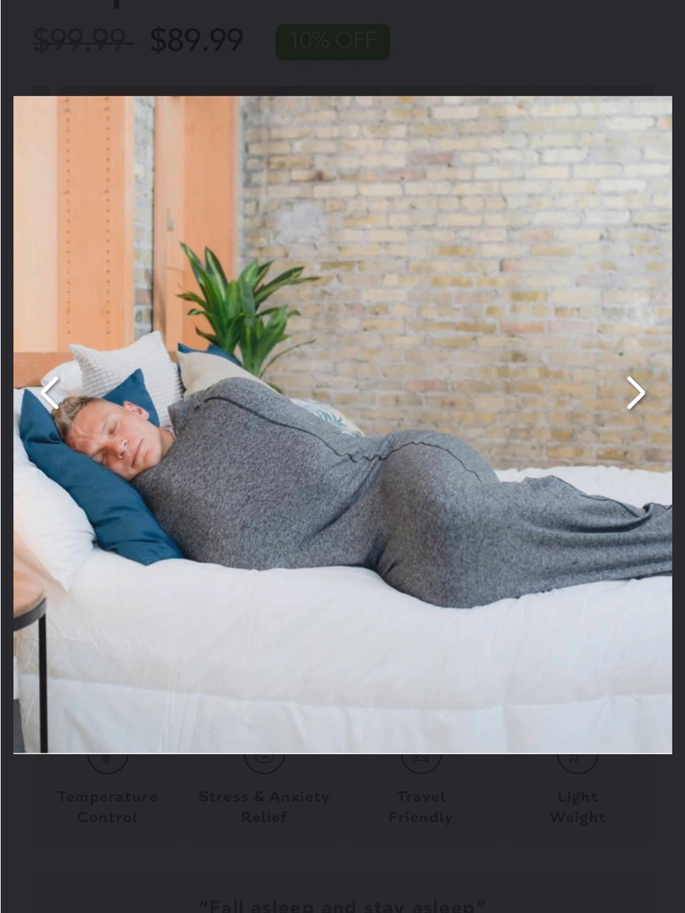 Hug Sleep Graphite Sleep Pod Large - Picture 1 of 7